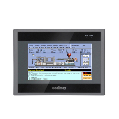 Linux Sistemi 7' 'Touch Screen Panel PLC HMI All In One 8 Kanal Yüksek Hızlı Darbe