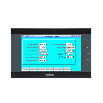 Dirençli Dokunmatik Ekranlı 5 İnç TFT HMI PLC Combo Sıcaklık Kontrol Cihazı RS232 / RS485