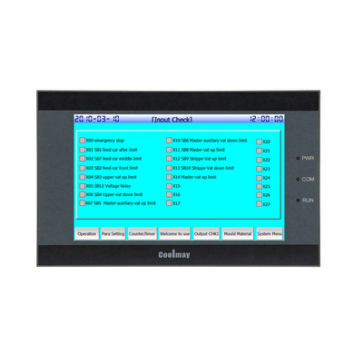 EX3U-8050H-2AD1DA Otomasyon PLC Denetleyicisi Dahili HMI Dokunmatik Ekran Ekranı 8 Eksen Yüksek Hızlı Darbe
