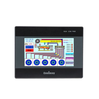 Coolmay Oem Odm Logo Endüstriyel Otomasyon 12v 12v 24v Ac Dc Relay 24mt Dijital Plc HMI Entegre Kombo