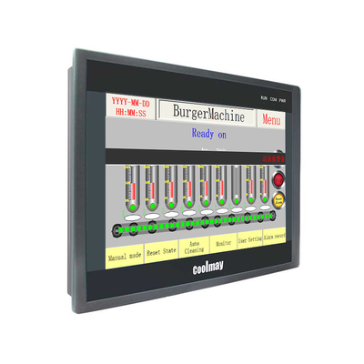 Portrait PLC HMI Panel RS Protocol RS232 408MHz TFT Coolmay